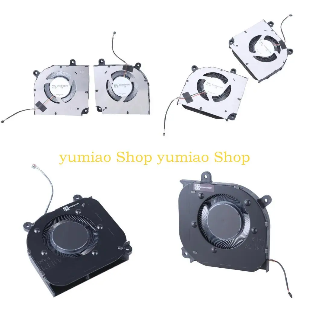 587B Laptops CPU GPU Radiators Fan DC12V 4Pin 4wires for 2022 RMG2212 A11-P1 RTX3050
