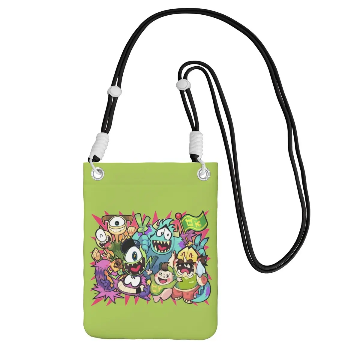 

Custom Monsters University Mobile Phone Bag Cycling Camping Men Women Monsters Small Crossbody Purse Smart Phone Wallet Strap