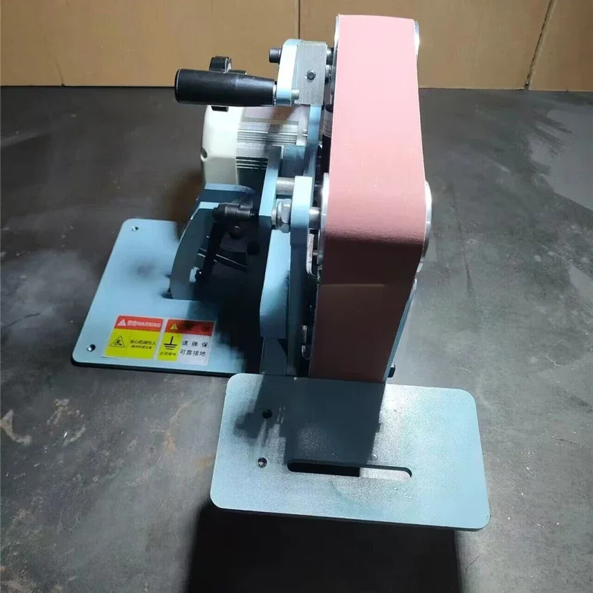 110V/220V 750W Electric Belt Sander Vertical And Horizontal Dual Use Belt Sander Polishing Grinding Machine Belt Grinder Machine