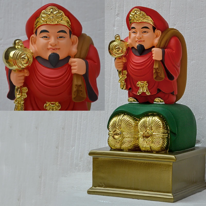 39cm large Southeast Asia India Japan HOME SHOP Shrine Recruit money GOOD LUCK God of fortune Mahakala god FENG SHUI statue