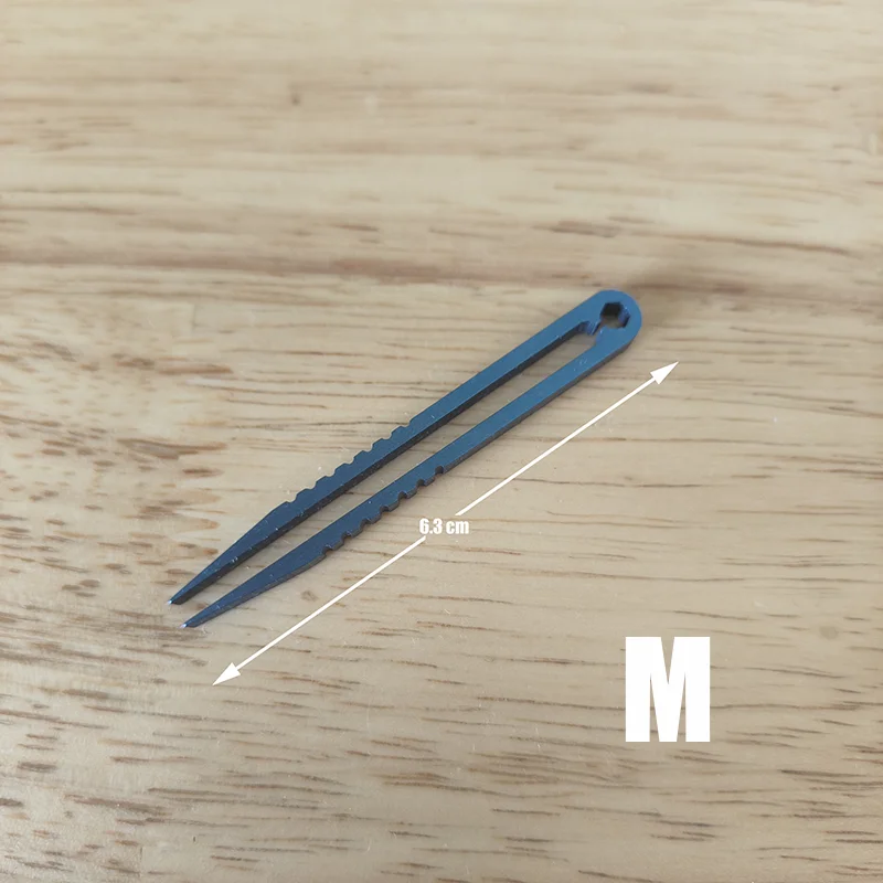 Titan TC4 Clip-Pinzette zum Aufheben und Klemmen, EDC-Mehrzweck-Gadget, professionelles Camping- und Outdoor-Taschen-Wartungswerkzeug, 6 Farben