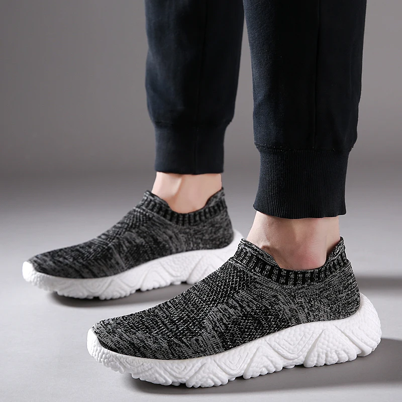 Male Sneakers 2023 New Slip on Sock Casual Shoes Men Loafers Footwear Male Mocassin Walking Shoes Sneakers Running Shoes for Men