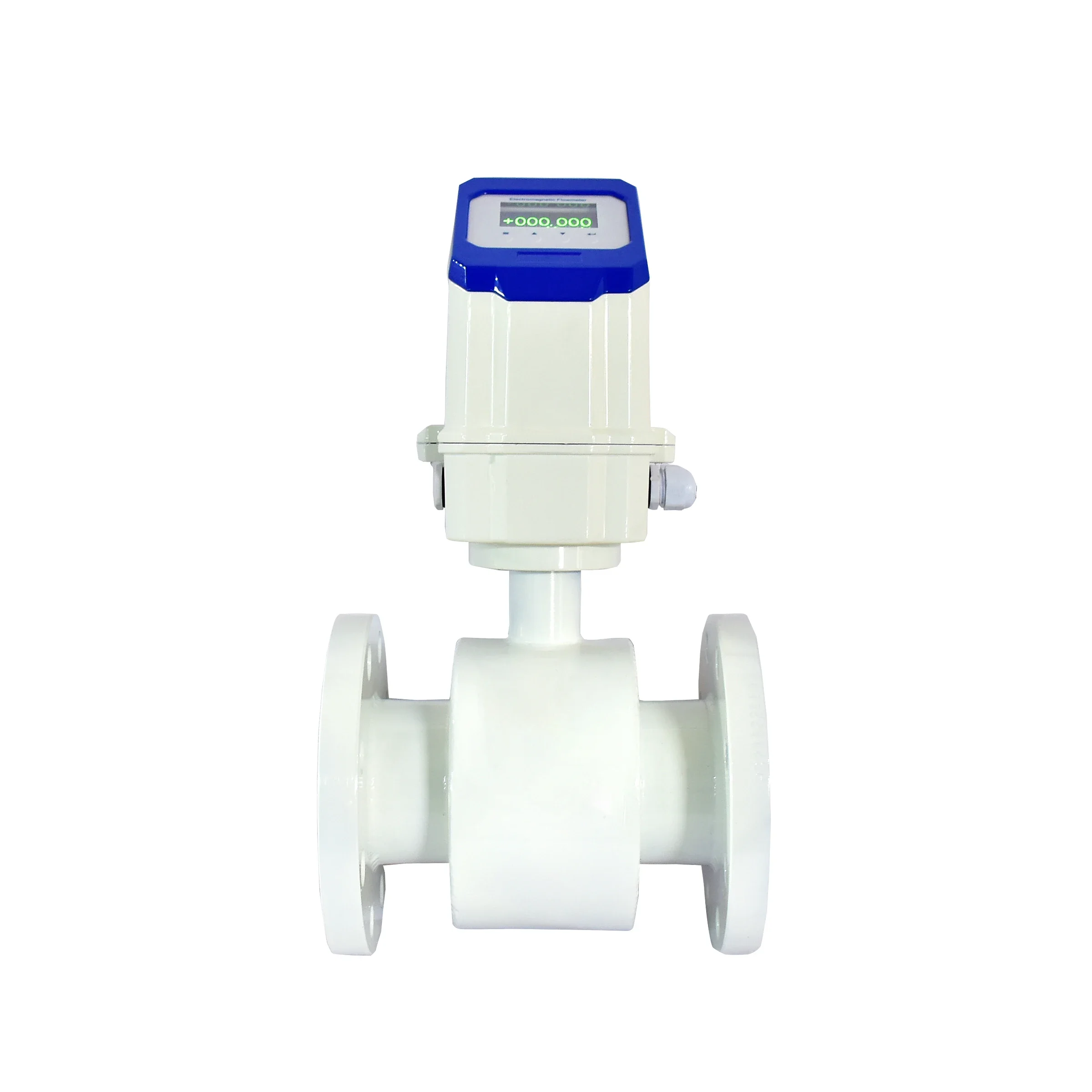 Digital IP68 Protection OLED Display Liquid Groundwater 220v /24v Dual Power Electromagnetic Flow Meter with Smart Sensor