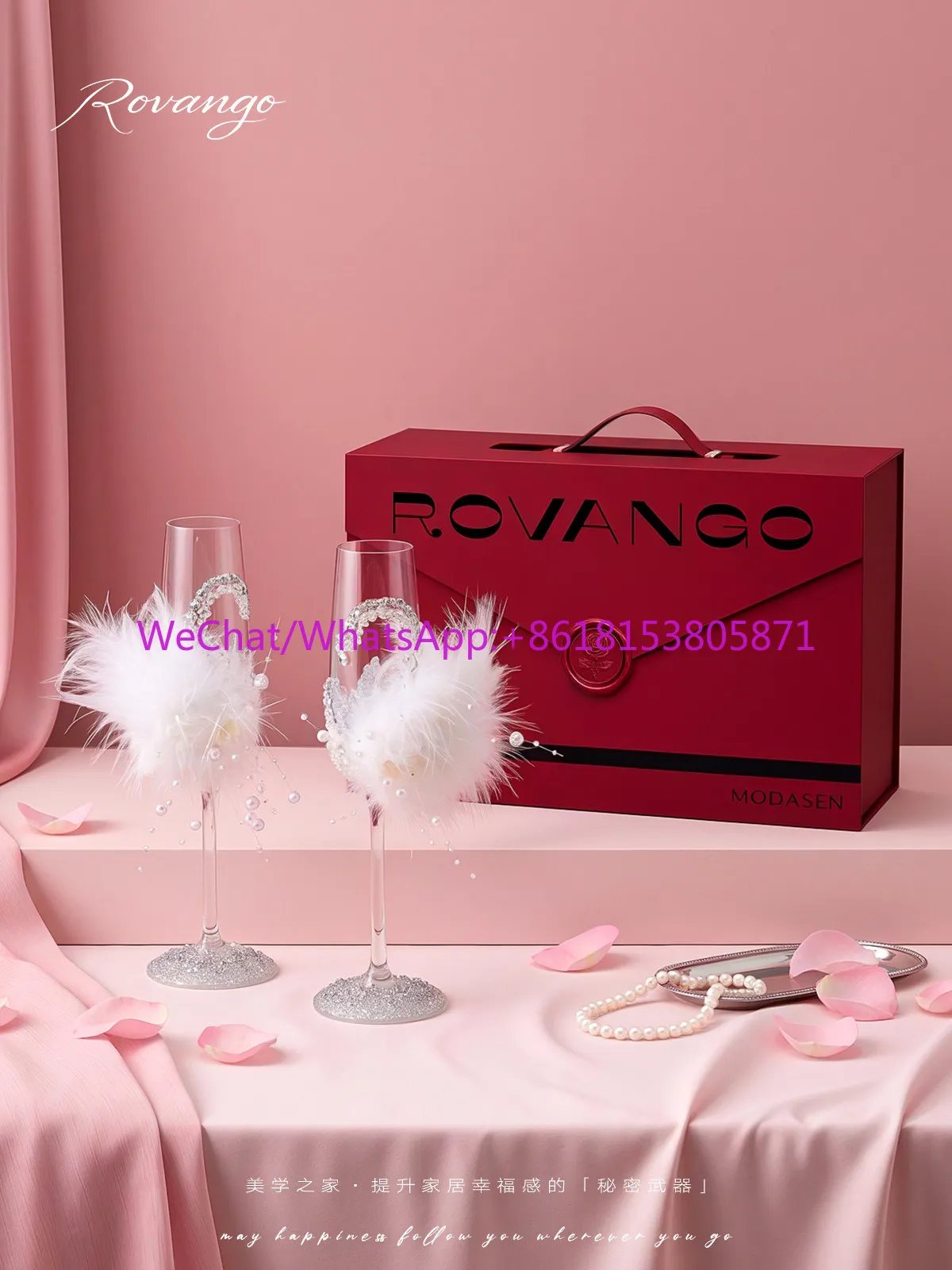High-end wedding gifts for newlyweds and brides, handmade DIY toasts and cup sets