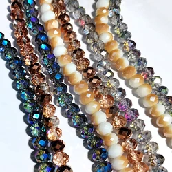 4mm 6mm 8mm 10mm 1Strand Shining Facted Beads Loose bead For DIY Necklace Bracelat Jewelry Making Accessories