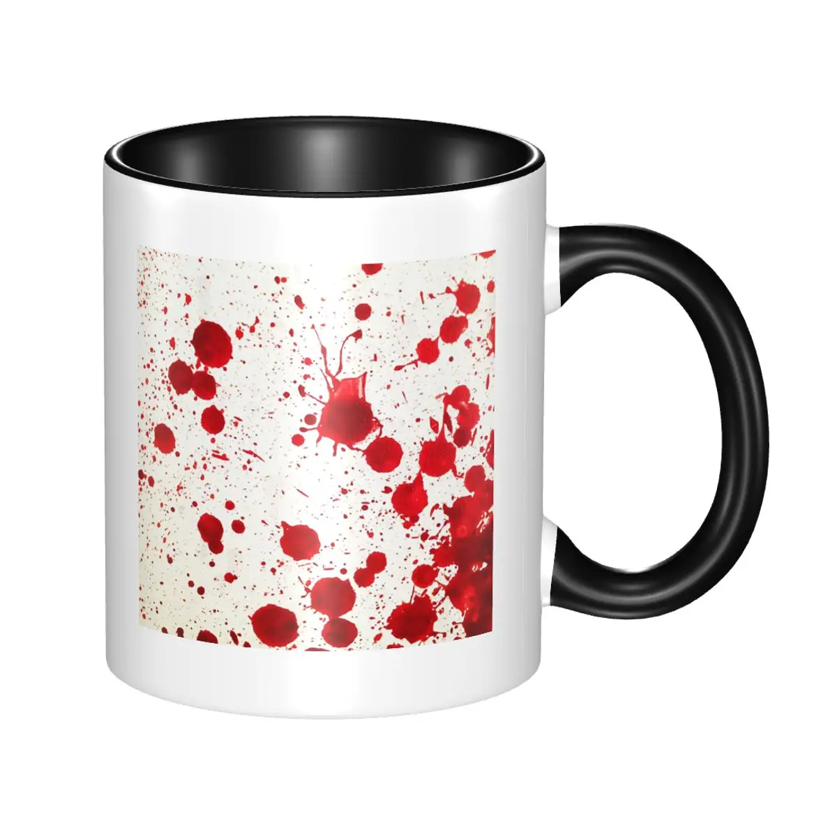 Halloween Horror Blood Splatter Mug Funny Ceramic Coffee Cups Tea Mugs Milk Cup Drinkware Gifts for Woman Man