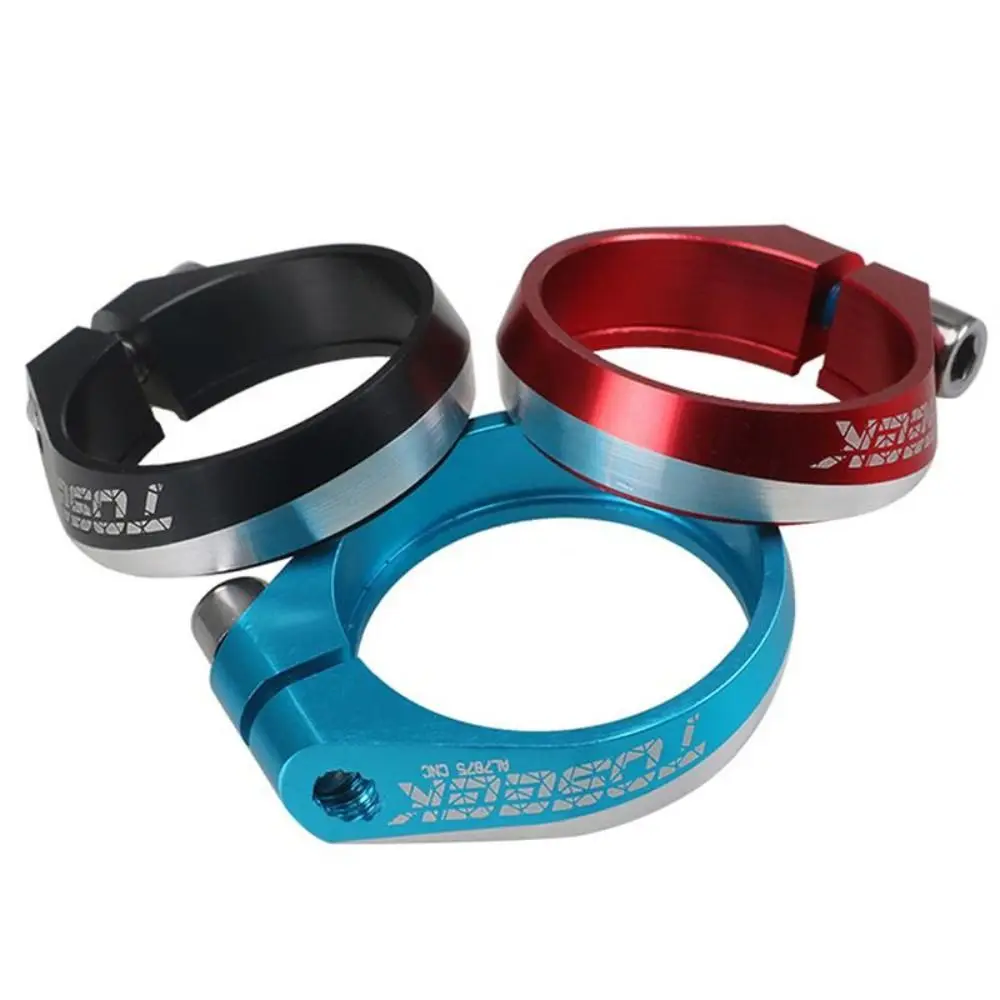 

High-strength Road Bike Bicycle Accessories MTB Bike Seat Post Clamp Bicycle Seatpost Clamps Quick Release Fixing Clip Buckle