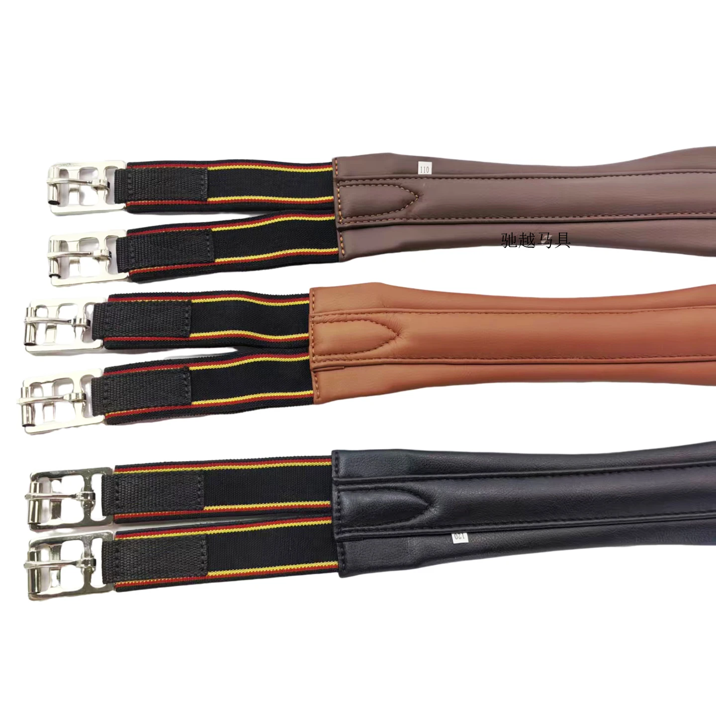 حزام حصان إنجليزي حزام شامل سميك مضاد للتآكل وحزام ألياف فائق النحافة مضاد للحرق #2