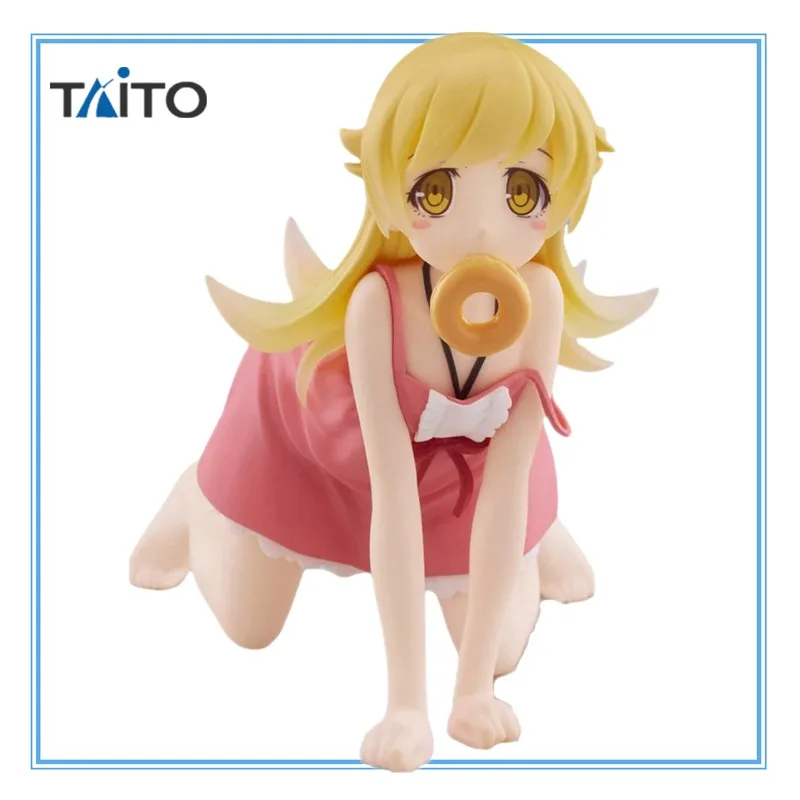 En Stock Original TAITO Monogatari serie Oshino Shinobu PVC 13cm figuras de Anime modelo de figura de acción coleccionar juguetes regalos
