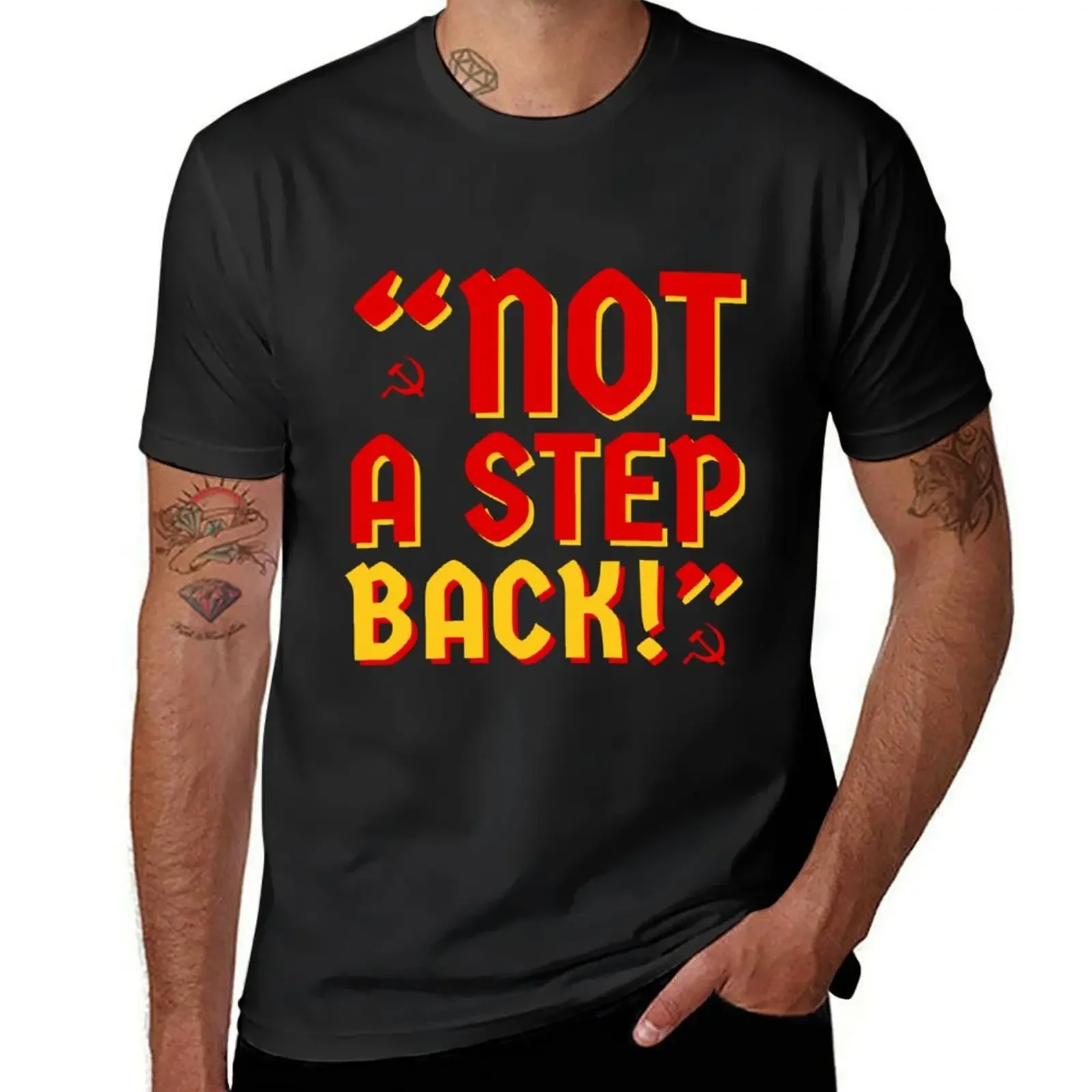 Order 227- Not a Step Back! (Kommunist) T-Shirt sublime plain vintage anime shirt t shirts for men