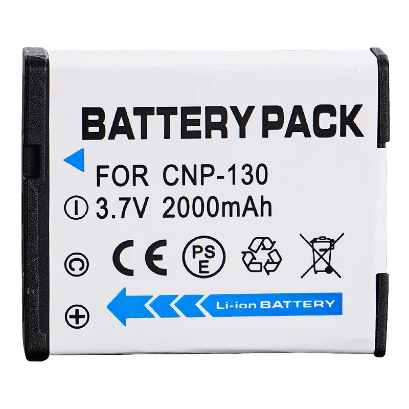 1-10pcs NP-130 CNP-130 Camera Battery 3.7V 2000mah for CASIO EX-10 100 H30 H35 ZR2000 ZR3600 ZR3500 ZR3700 ZR5500 ZR400