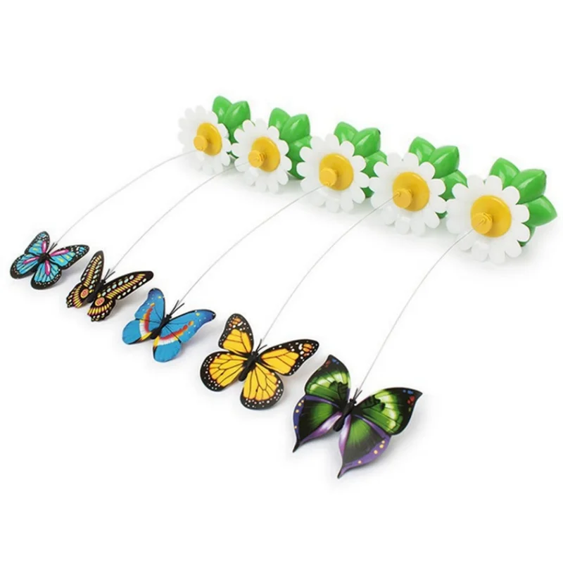 B62B-Pet Rotating Electric Flying Colorful Interactive Intelligence Training Rotating Funny Easy Install Easy To Use