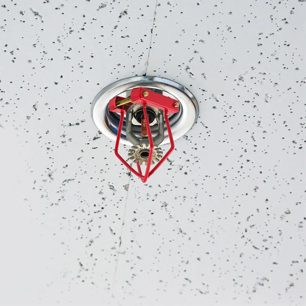 3Pcs Fire Sprinkler Cover Durable Iron Easy to Install Highly Protector Sprinkler Head Protector