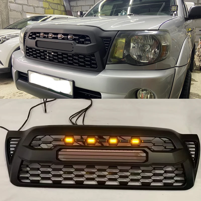 

Front Grills Bumper Mask Mesh Cover For Toyota Tacoma 2005 2006 2007 2008 2009 2010 2011 Auto Parts Car Grille Racing Grills