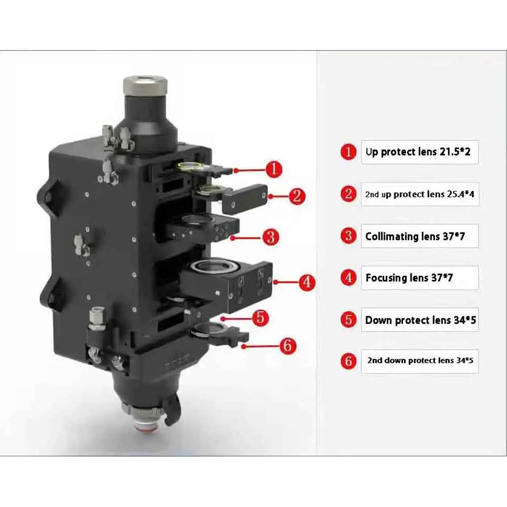BOCI BLT641 cabezal de corte láser de alta potencia, 15kW, máquina de 12kW, tecnología EtherCAT bus