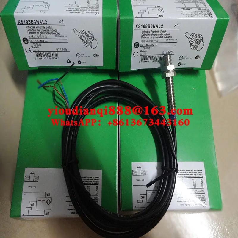 XS108B3NAL2 XS108BLPBL2 XS108BLNBL2 Neuer Näherungsschaltersensor