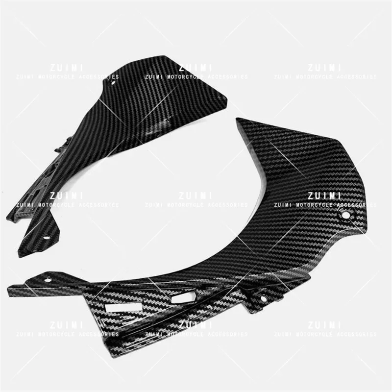 

Suitable for 2019-2022 KAWASAKI ZX-6R carbon fiber pattern front upper dashboard air cover fairing shell