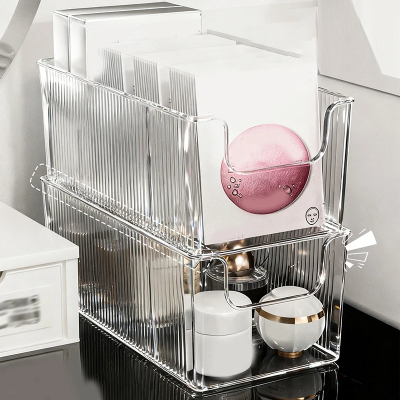 Face Mask Storage Box, Skincare Product Storage Box, Dressing Table Storage Box, Cosmetic Storage Box, Perfume Holder