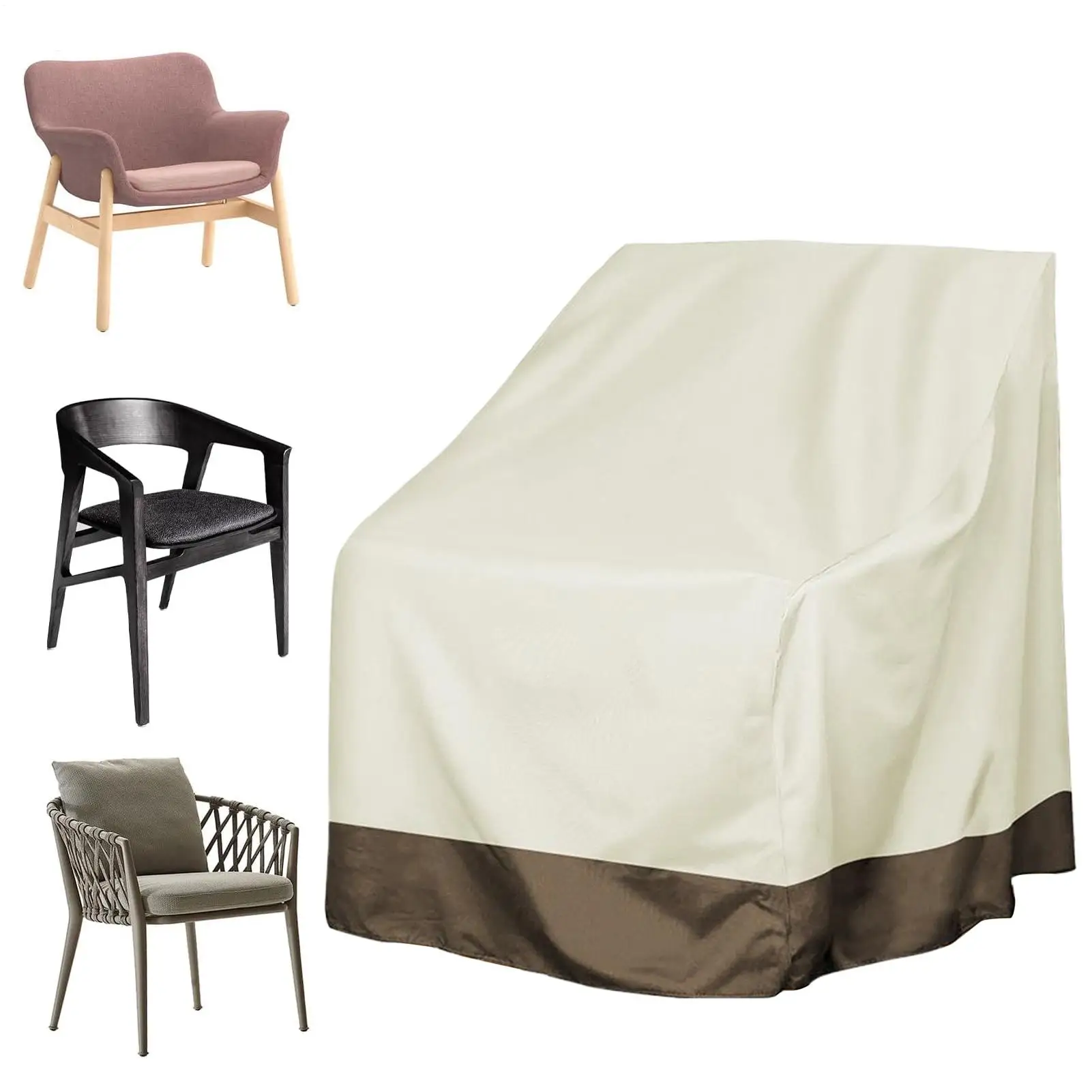 

Outside Chair Dust Covers Dustproof Furniture Protector Heavy Duty Rocking Chair Cover Garden Patio Furniture Protector Cover