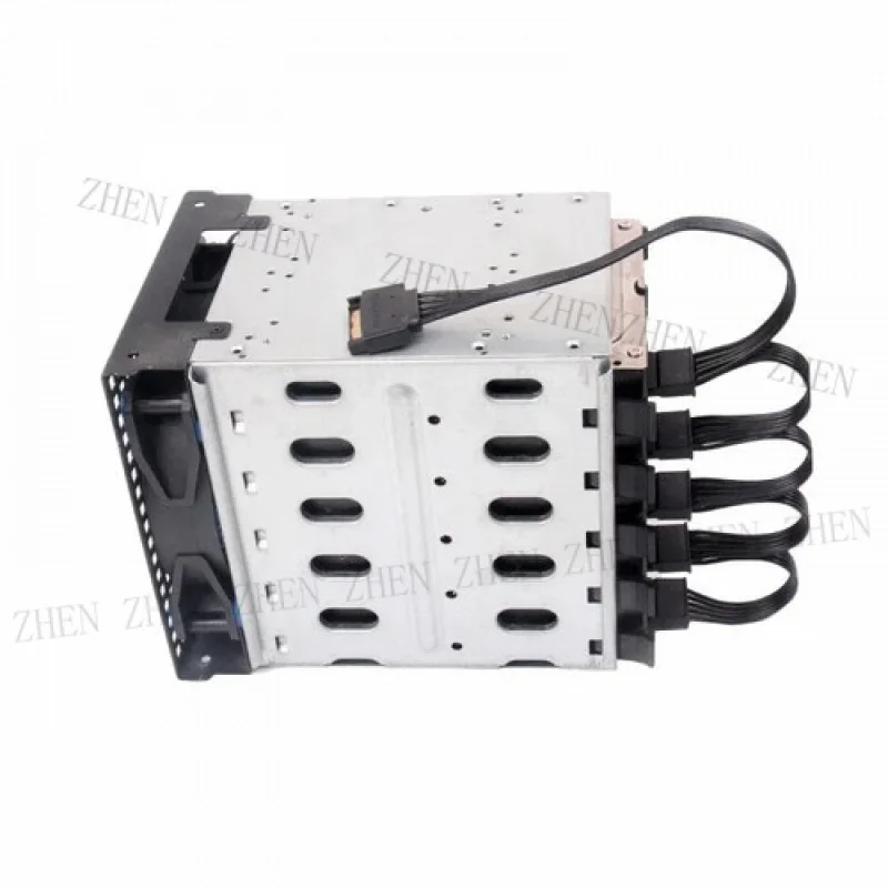 Y Y Sata 15p 1to 5-port Serial ATA Power Supply Cable for Hard Drive HDD Cage Caddy