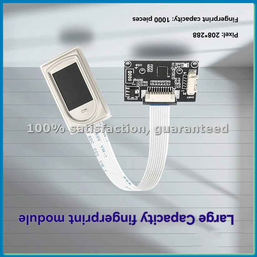 R304A USB TTL Dual Communication Cnterface Pixel Fingerprint Module Scanner Reader Free SDK with 1000 Capacity-A51M