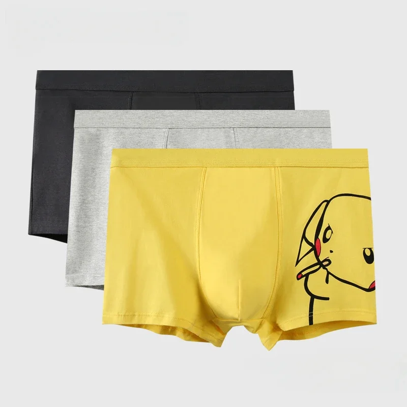 

5 PCs Men's High Elastic Plain Color Comfortable Boxer Briefs Panties Men Underpants Shorts Boxer