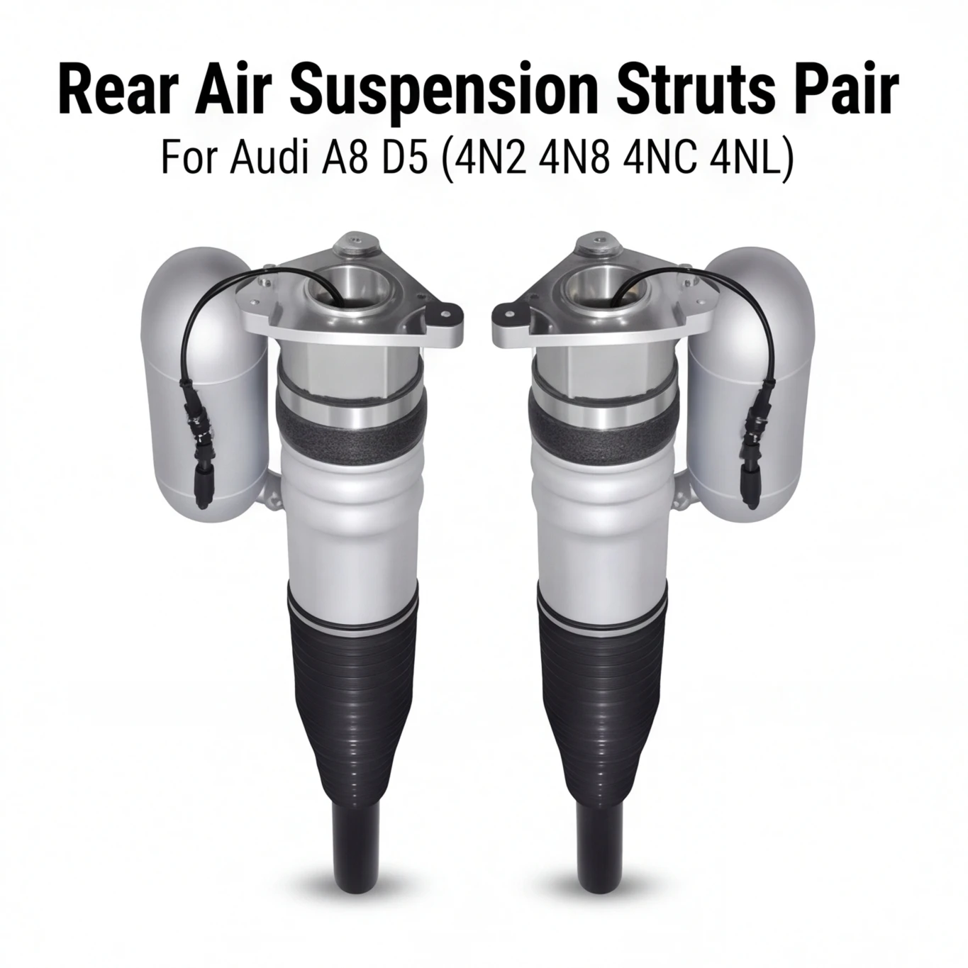 Pair Rea Air Suspension Shocks Struts For Audi Audi A8 D5 4N A8 Quattro 2016-2022 4N0616002Q 4N0616002R 4N4616002B