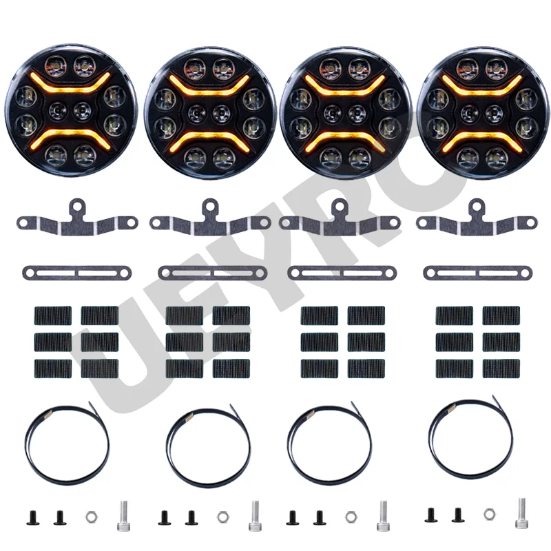 1:14e Schaal Daklichten Verlichting Control Board voor Tamiya RC Truck SCANIA 770S R620 Volvo FH16 Benz Arocs MAN TGX Auto
