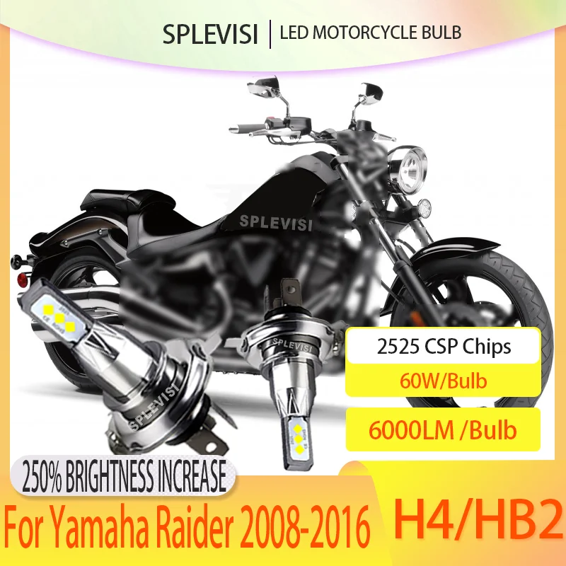 

Long Life LED Headlight for Motorcycle - 60,000 Hours, 2525 CSP For Yamaha Raider 2008 2009 2010 2011 2012 2013 2014 2015 2016