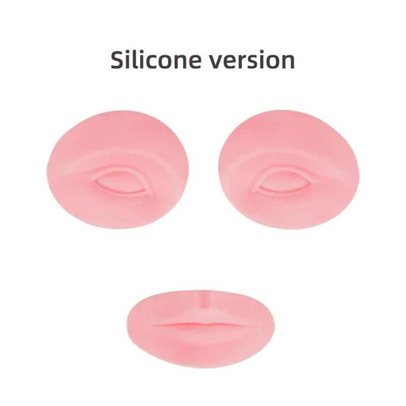 

5D Eyebrow Eye Lip Silicon Practice Module Replace Exercise Templet Parts Beginner Teacher Practice Eyebrow and Eye Tattoo Tools