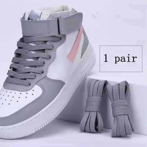 1 pair flat shoes Solid color shoelaces Canvas shoes sports and leisure shoelaces length 100/120/140/160/180cm Shoe accessories - Image 25