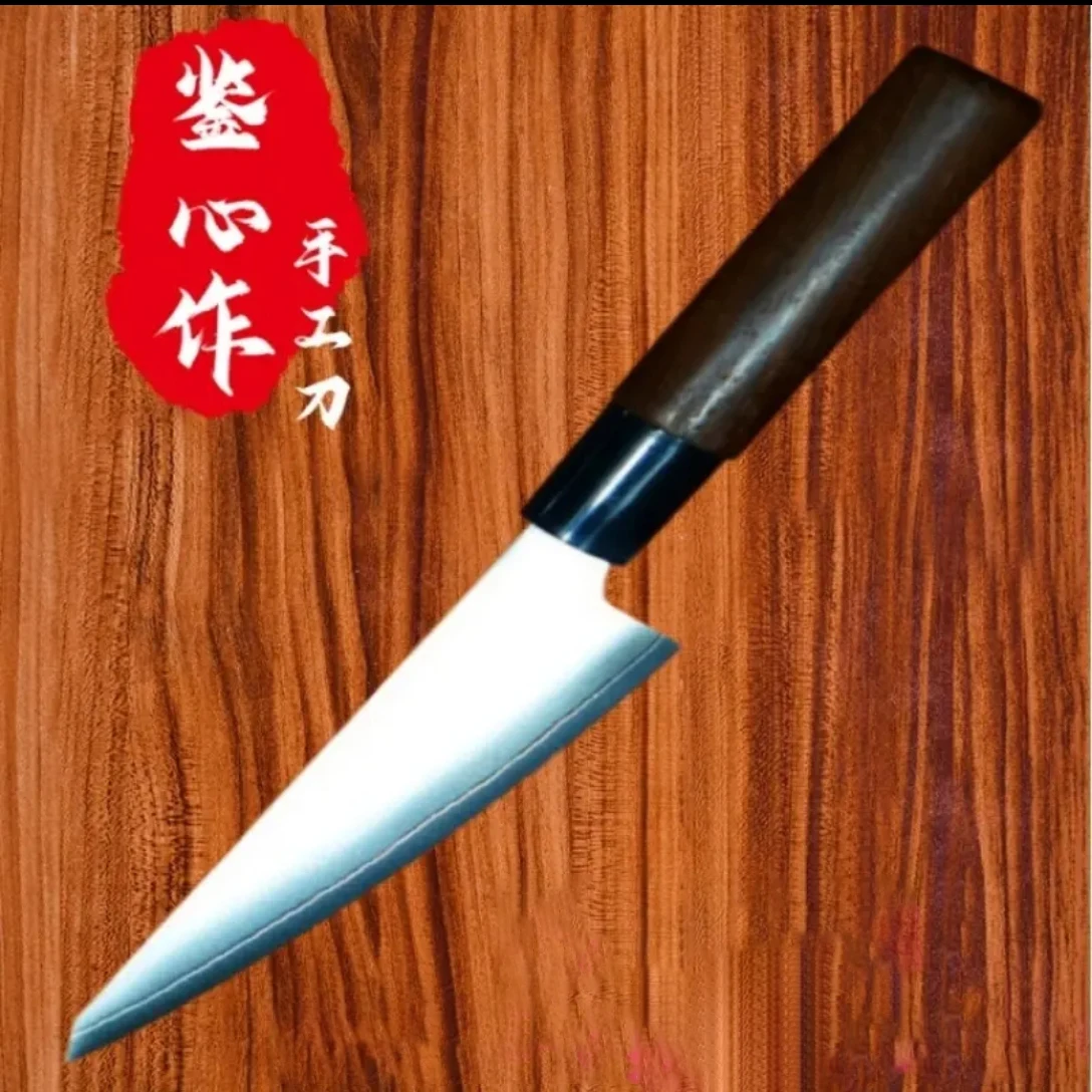 5.5 Inch Utility Knife SG2 Powder High-Speed Steel Core 3-layers Clad Steel Sharp Boning Paring Slicing Cleaver Kitchen Knives