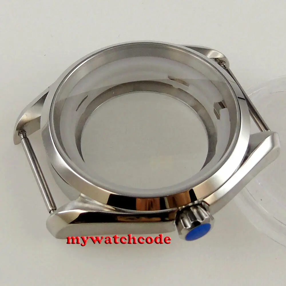 40mm 316L Steel Sapphire Glass Watch Case Fit Japan NH35 NH36 ETA 2824 MOVEMENT