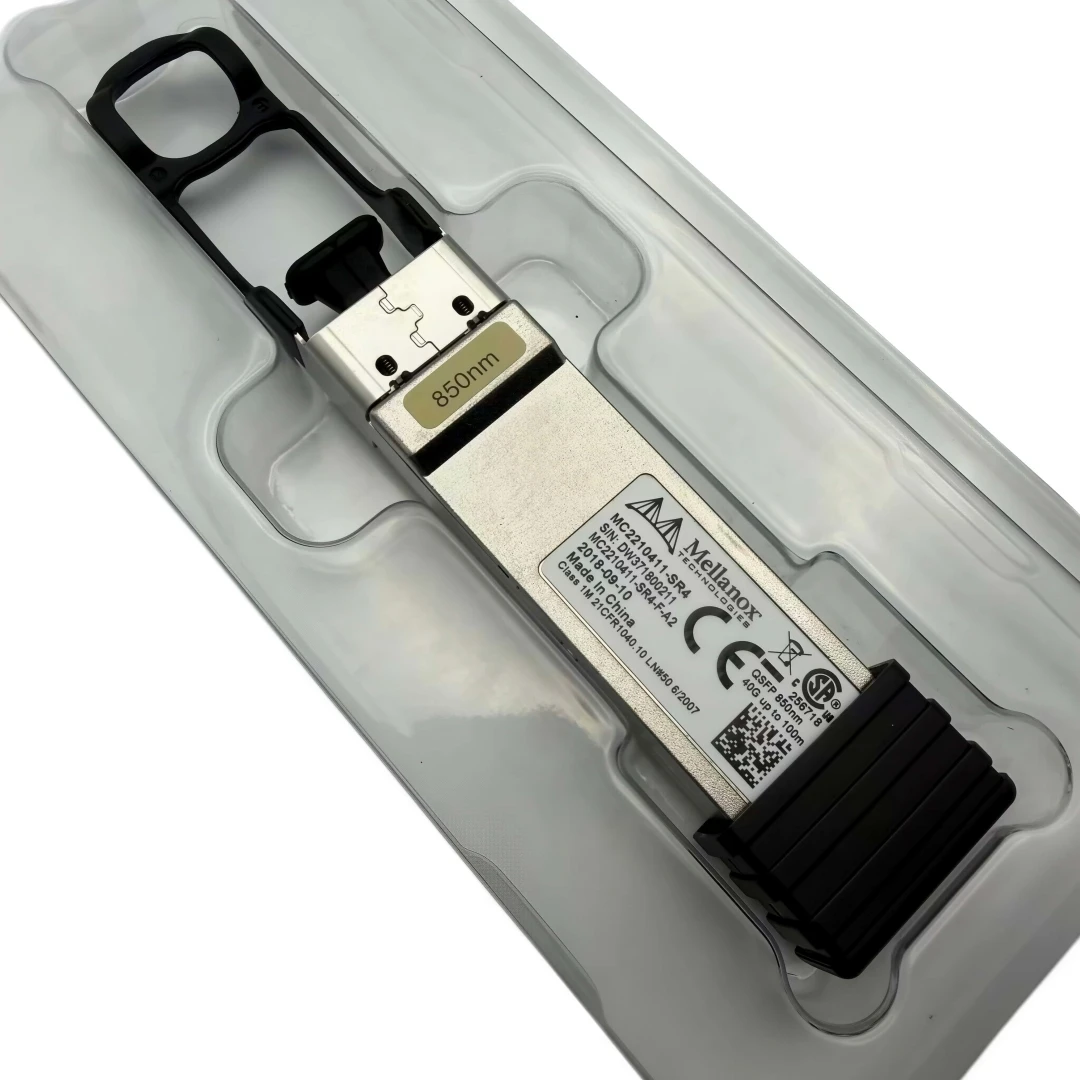 For Mellanox Original MC2210411-SR4 40G QSFP+ SR4 Transceiver 850nm OM3 OM4 MPO DOM Data Center Server InfiniBand Optical Module