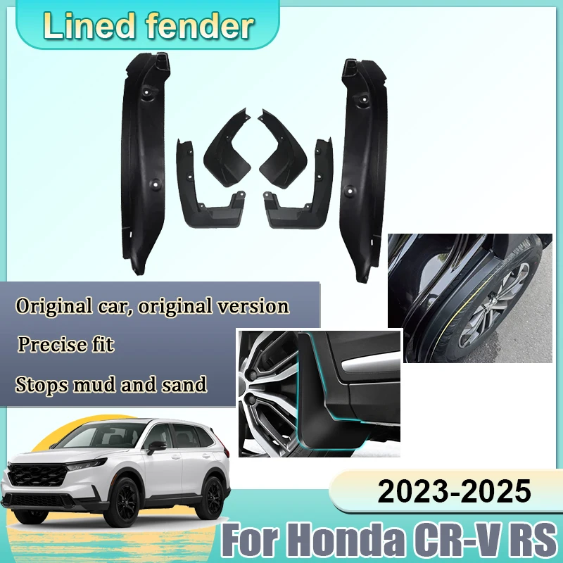 

Antifreeze Mudguard for Honda CR-V CRV CR V RS 2023 2024 2025 Mudflaps Fender Flare Flaps Splash Mud Guard Cover Car Accessories