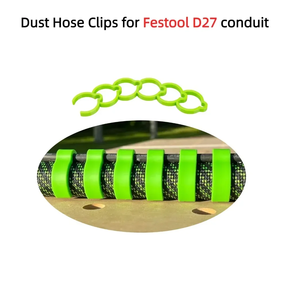 6/8/10 PCS Dust Hose Clips for Festool D27 Conduit (34MM),Compatible with Festool Sander and Dust Extractor Vacuum Hose