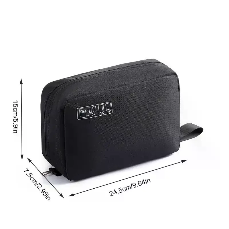 Travel Wet And Dry Separation Toiletry Bag Business Trip Shower Portable Hanging Cosmetic Bag Storage Pouch Folding Makeup Bag