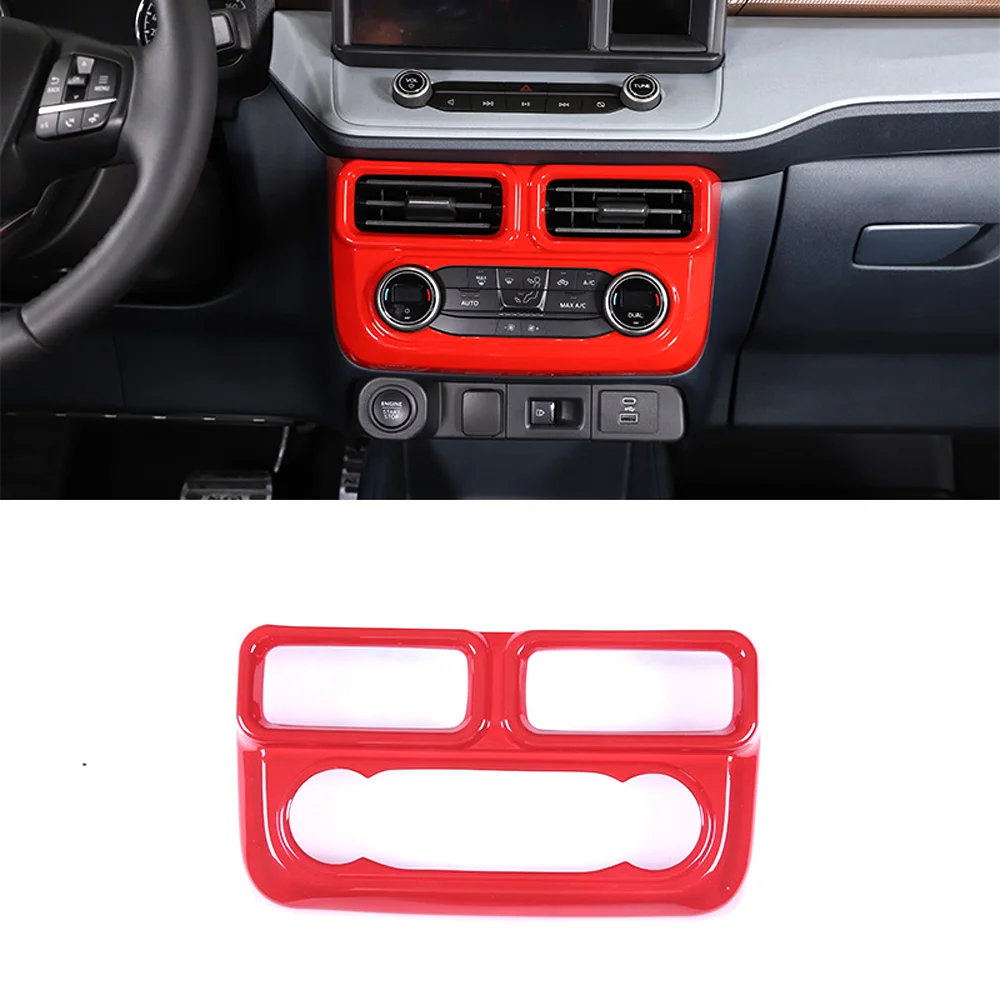 

Air conditioning mode switch Protective Frame For Ford 2022 Maverick Protective Cover Trim Sticker Interior Decoration ABS