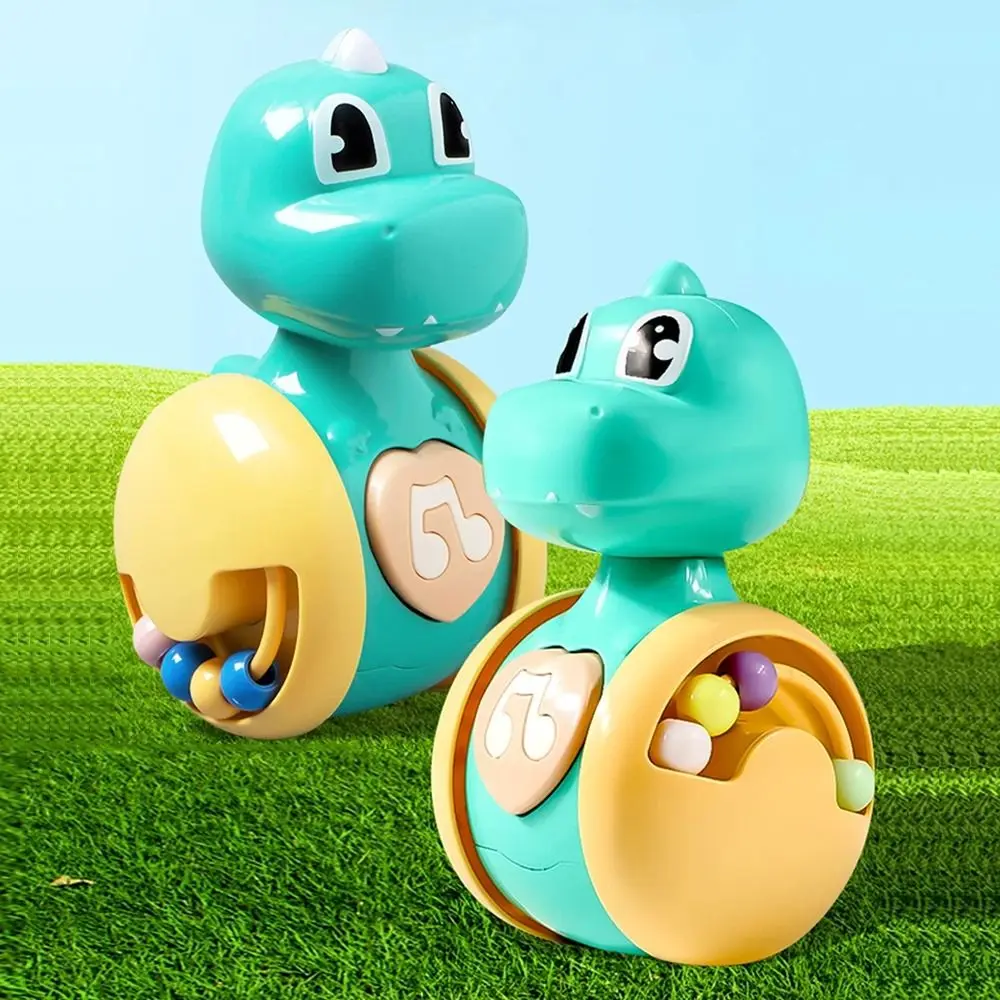 لعبة ديناصورات موسيقية تفاعلية للأطفال، كوب هزاز بتصميم كرتوني إبداعي للتعليم المبكر