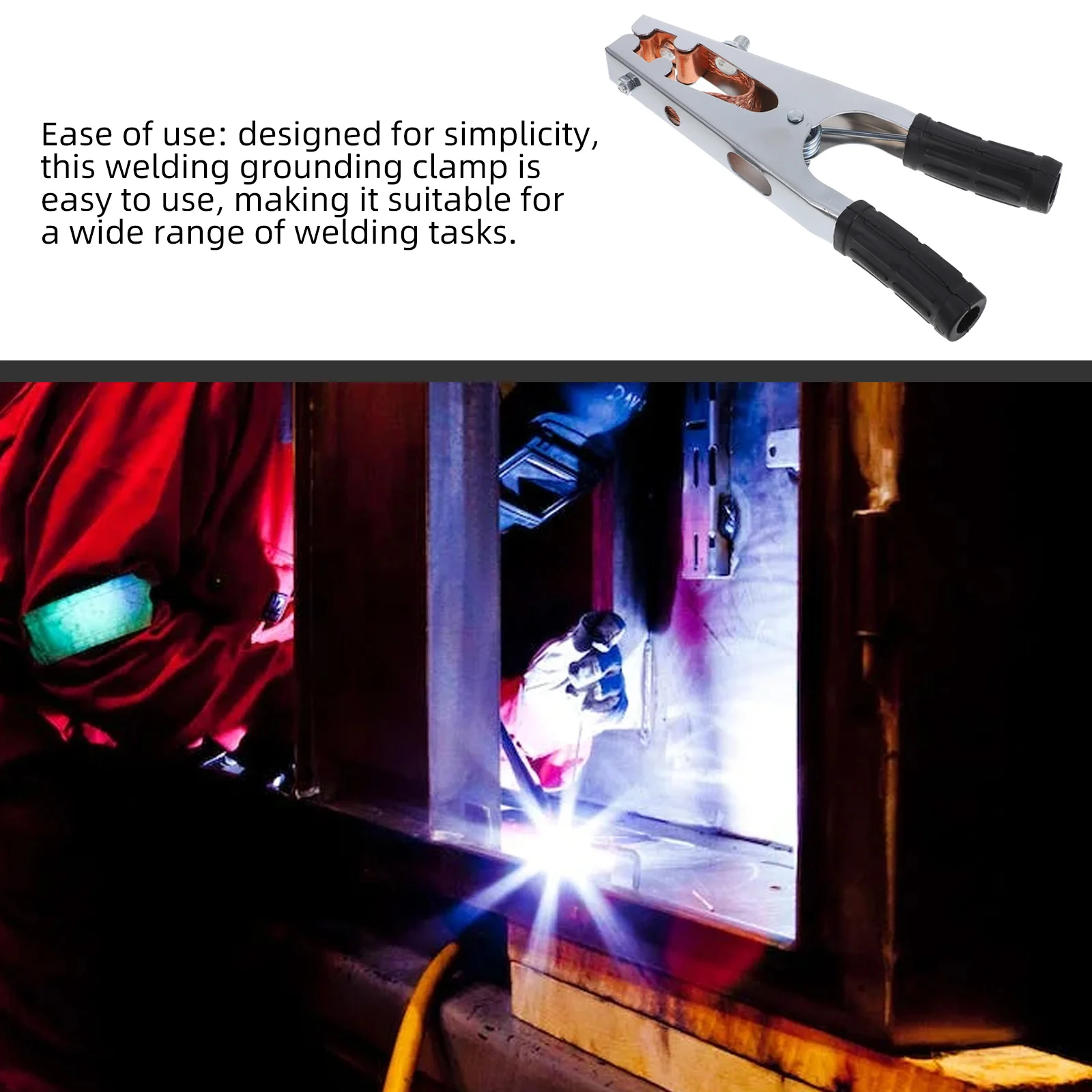 الثقيلة 800a لحام الأرض المشبك مطلي الأرض المشبك لآلة لحام المهنية لحام التأريض #4