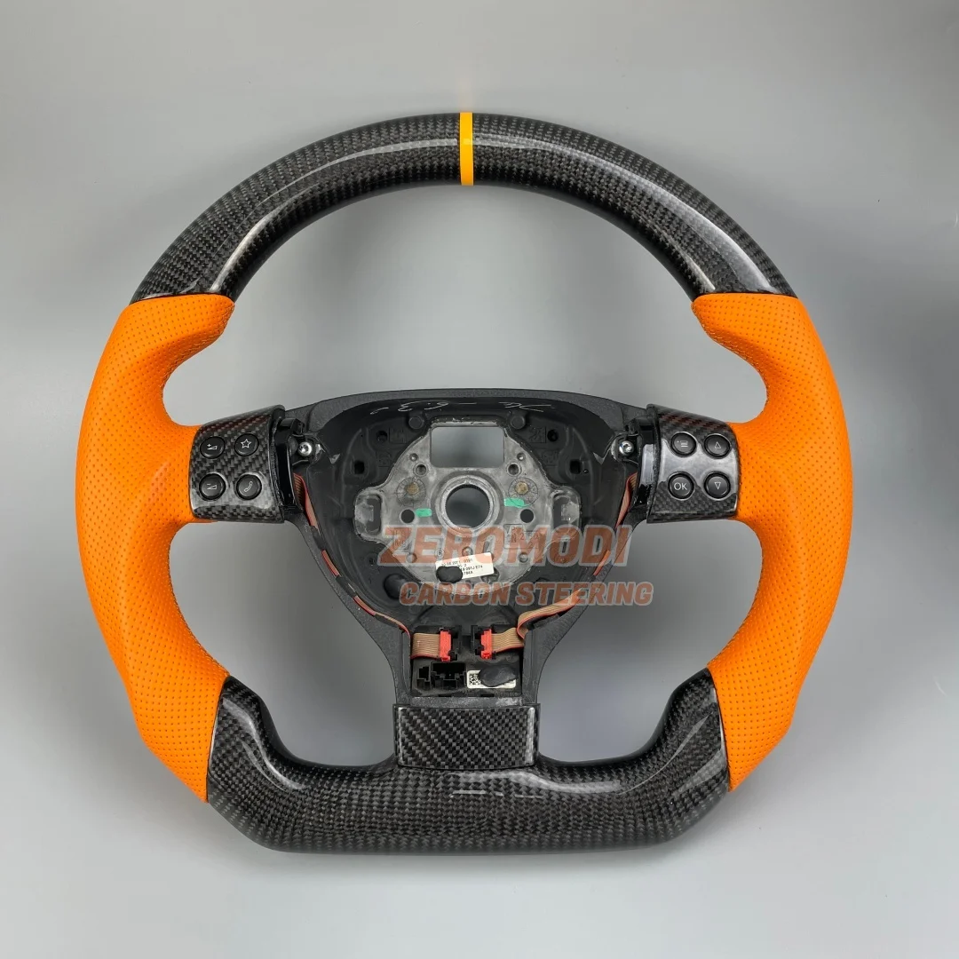 Real Carbon Fiber Steering Wheel Custom Replacement for VW Volkswagen Golf 5 Jetta Mk5 GTI R32 EOS Passat B6 Bora
