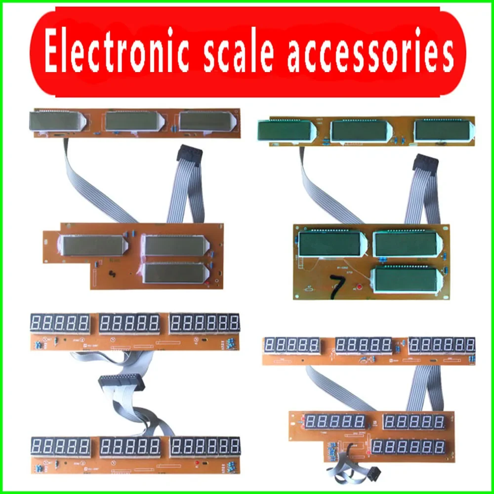 Electronic scale accessories pricing scale platform scale display panel LCD red and black display circuit board, made in China