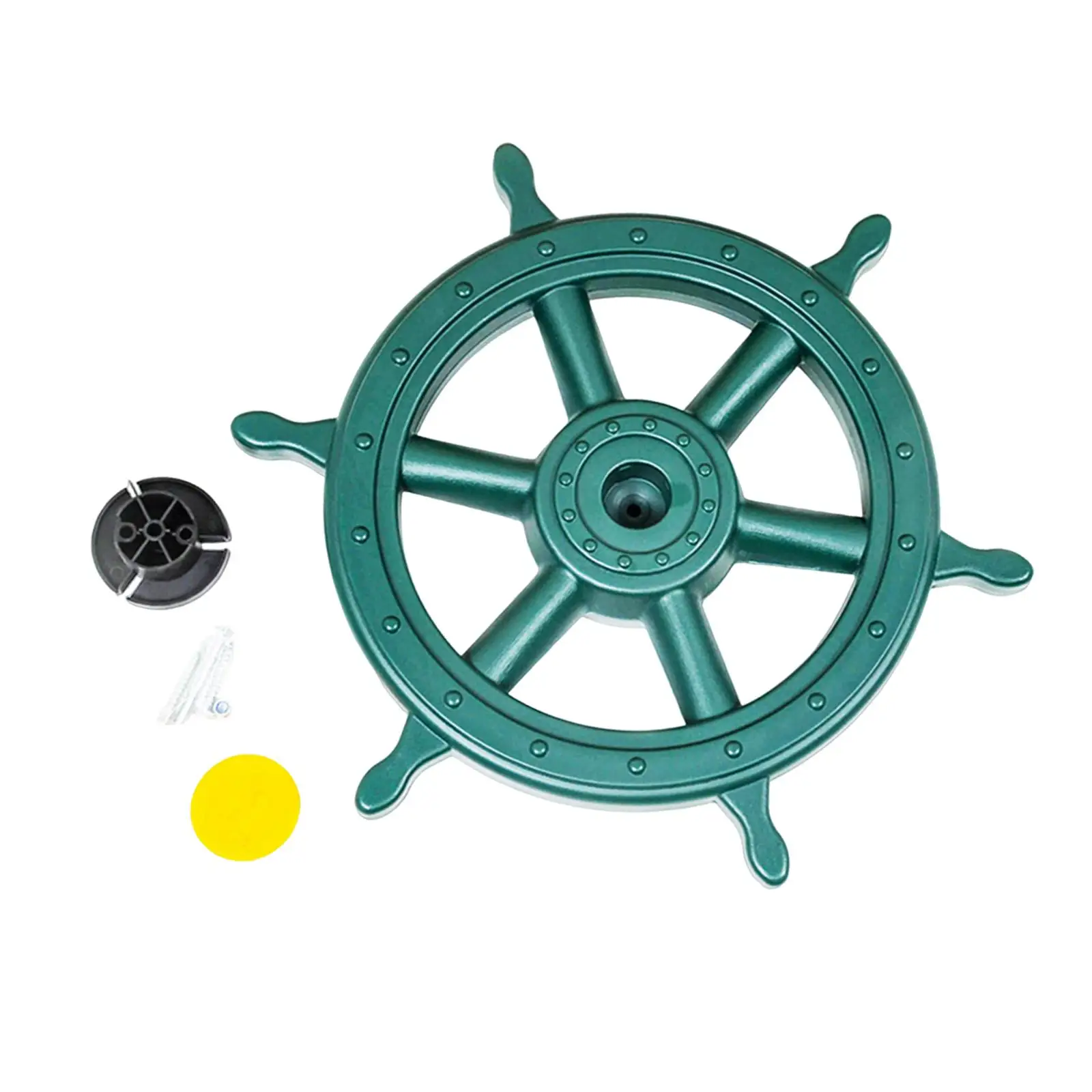 

Pirate Ship Wheel Toy Outdoor Playhouse Toy for Jungle Gym Playhouse Outdoor