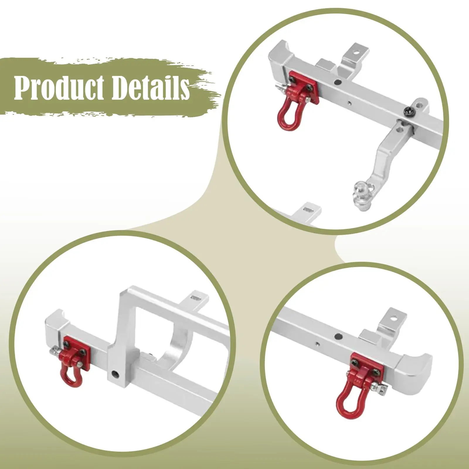 Peças do para-choque traseiro dianteiro do carro 1/12 RC para modificação MN82S MN82T