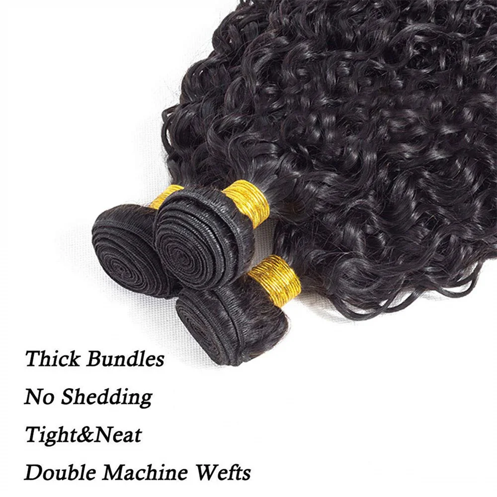 Raw Indian Kinky Curly Bundle Deals Remy Human Hair Kinky Curly Bundles 95G 8-32 Inch Natural Hair Extension Jerry Curl