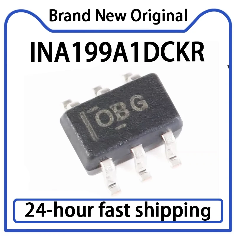 5PCS New INA199A1DCKR Silk Screen: OBG SC-70-6 Shunt Chip Original Genuine in Stock