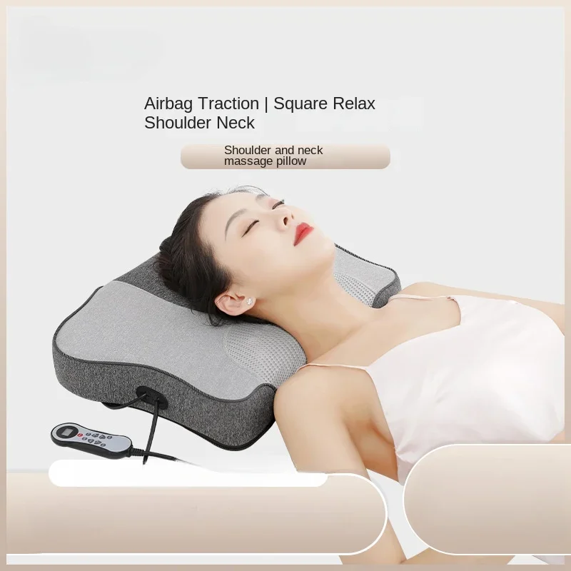 

Cervical Spine Shoulder and Neck Back Electric Airbag Hot Compress Massage Pillow Multi-functional Kneading Massager