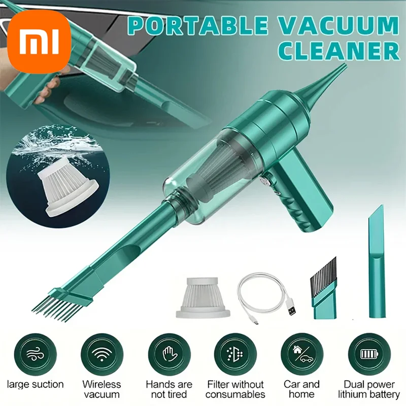 Xiaomi Car Vacuum Cleaner Wireless Portable Large Suction Household Handheld Dust Collector Small Mini Dust Blower for Car Home