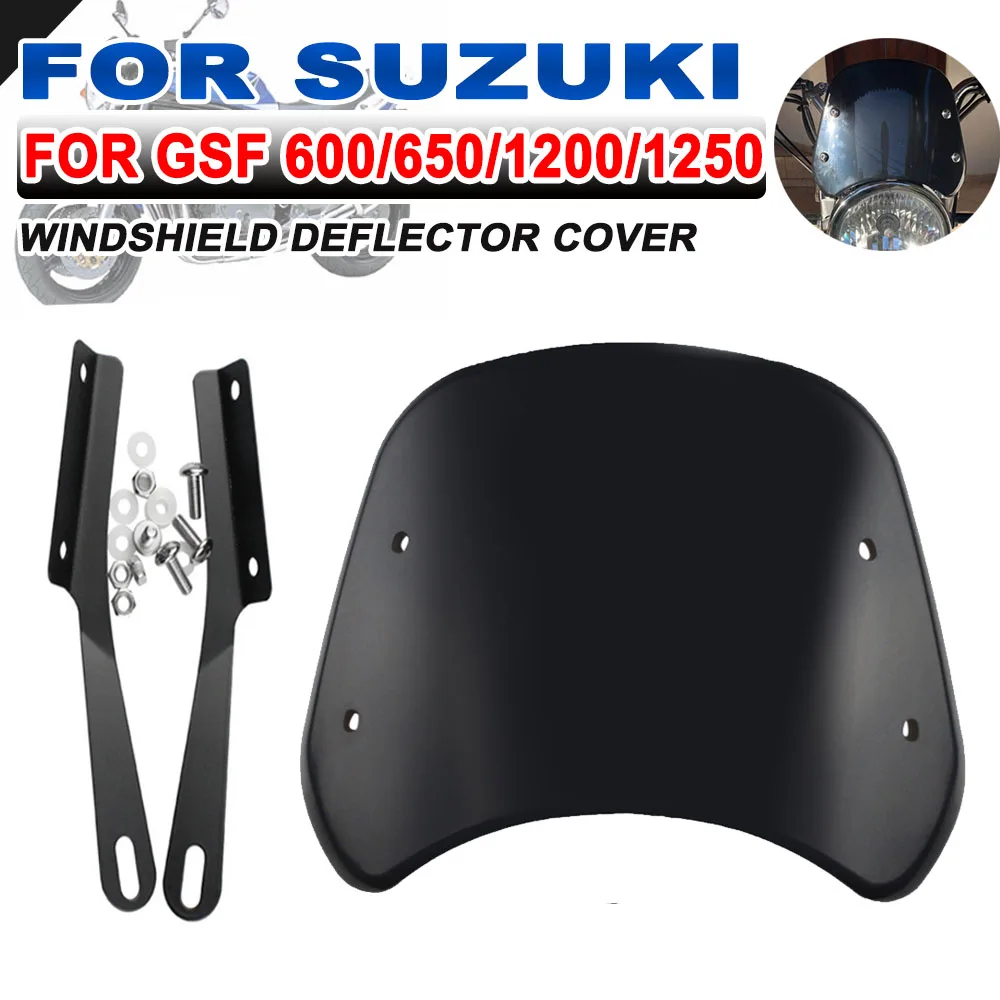 For Suzuki Bandit GSF600 GSF650 GSF1200 GSF1250 GSF 600 650 Accessories Retro Style Windshield Windscreen Wind Screen Deflector