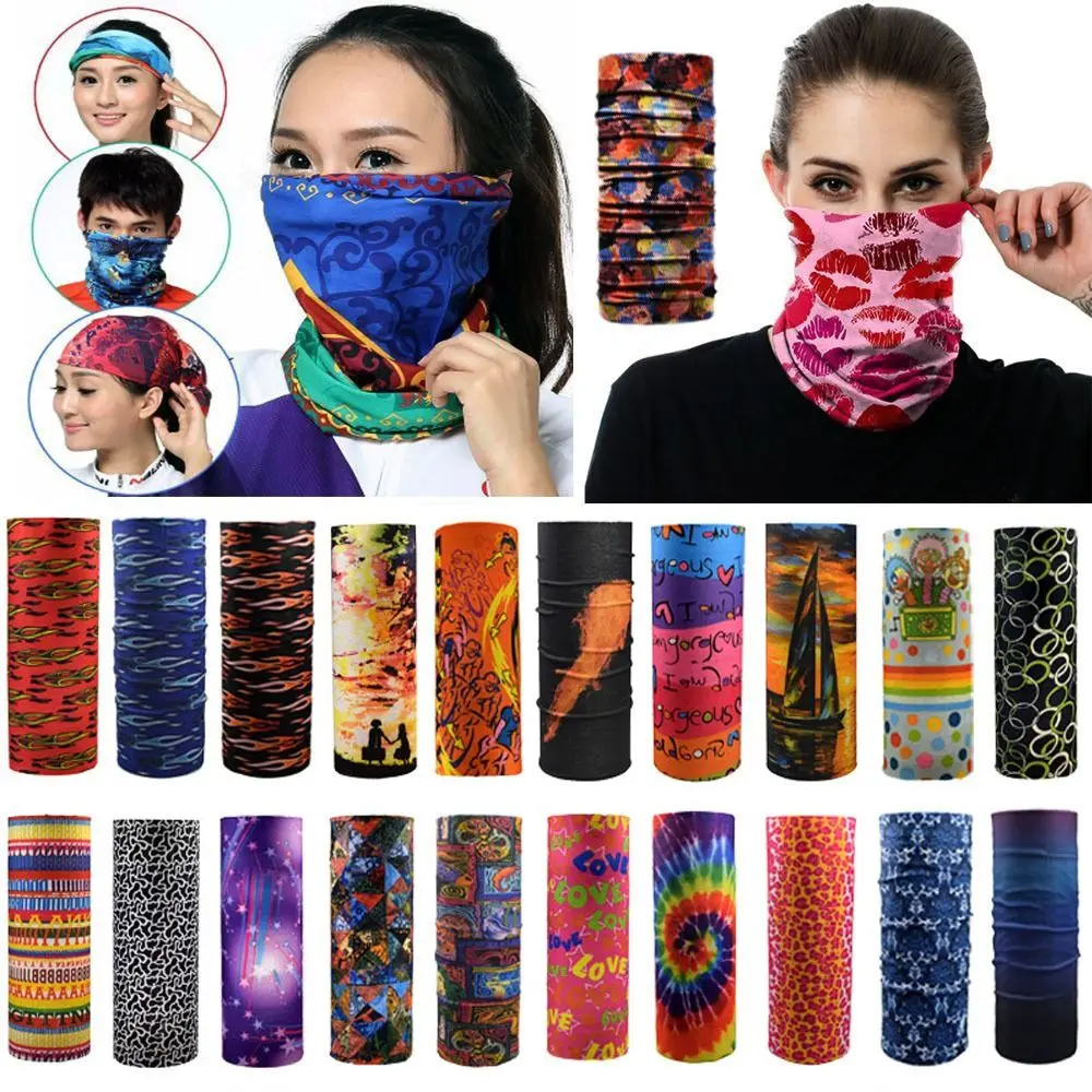 Climbing Hiking Scarf Sport Headwear Men Women Bandanas Motorcycle Turban Hand Band Magic Scarves Outdoor Cycling Headband Mask